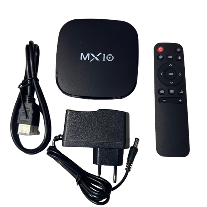 MX10 4K HD WiFi Set-Top TV Box – Smart Streaming Media Player