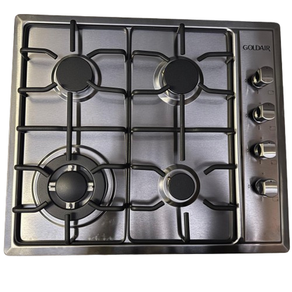 Goldair GSGH-410 4-Burner Stainless Steel Gas Hob – LPG