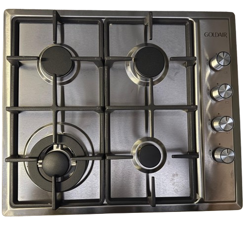 Goldair GSGH-400A 4-Burner Stainless Steel Gas Hob – LPG Compatible
