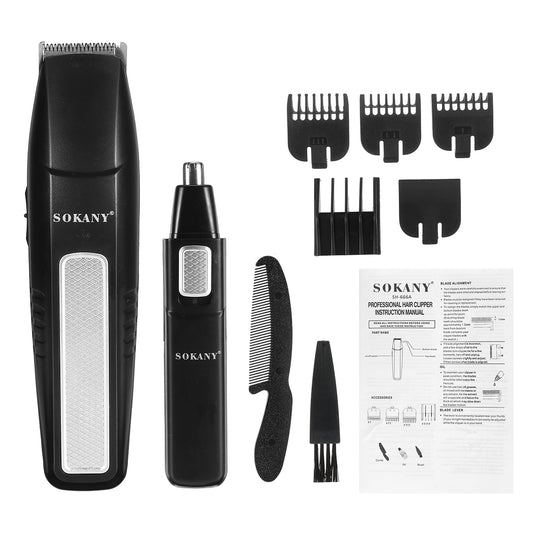 SOKANY 10-in-1 Professional Men’s Electric Hair Clippers & Grooming Kit – SK-666A