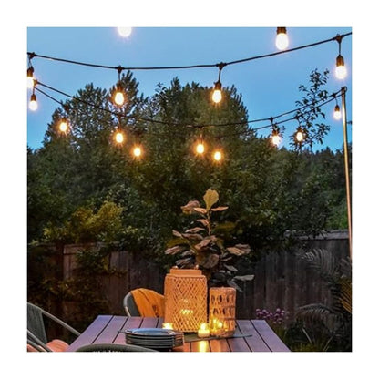 15M Outdoor LED Bulb String Light – Waterproof & Bright