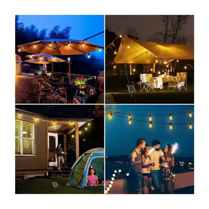 15M Outdoor LED Bulb String Light – Waterproof & Bright