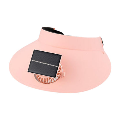 Sun Visor Hat with Fan – Adjustable Outdoor Solar Fan Hat for Camping and Travel