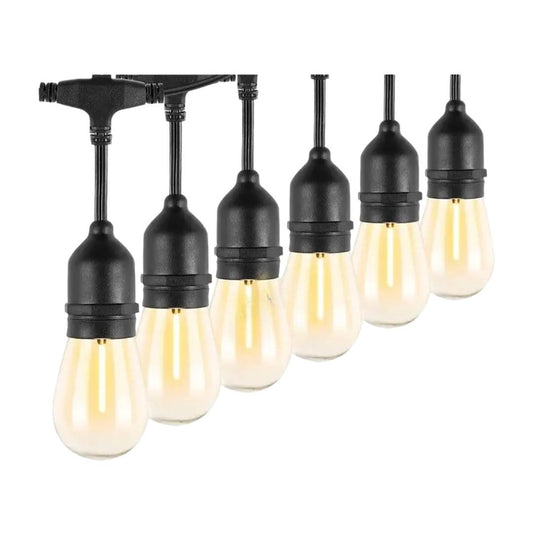 15M Outdoor LED Bulb String Light – Waterproof & Bright