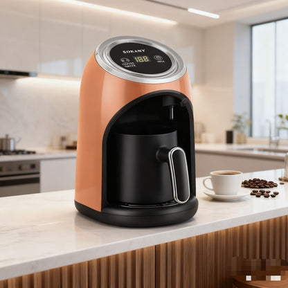 Sokany SK-04034 Compact Coffee Maker – 600ml, 600W, Household Use, Orange