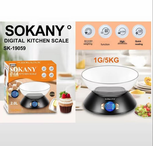 Sokany Digital Kitchen Scale SK-19059 – Digital Display