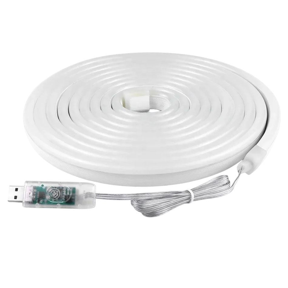 Flexible LED Neon RGB Colourful Strip Rope Light – 5 Meters with Remote