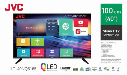 JVC 40" Full HD QLED Smart TV – LT-40NQ5165