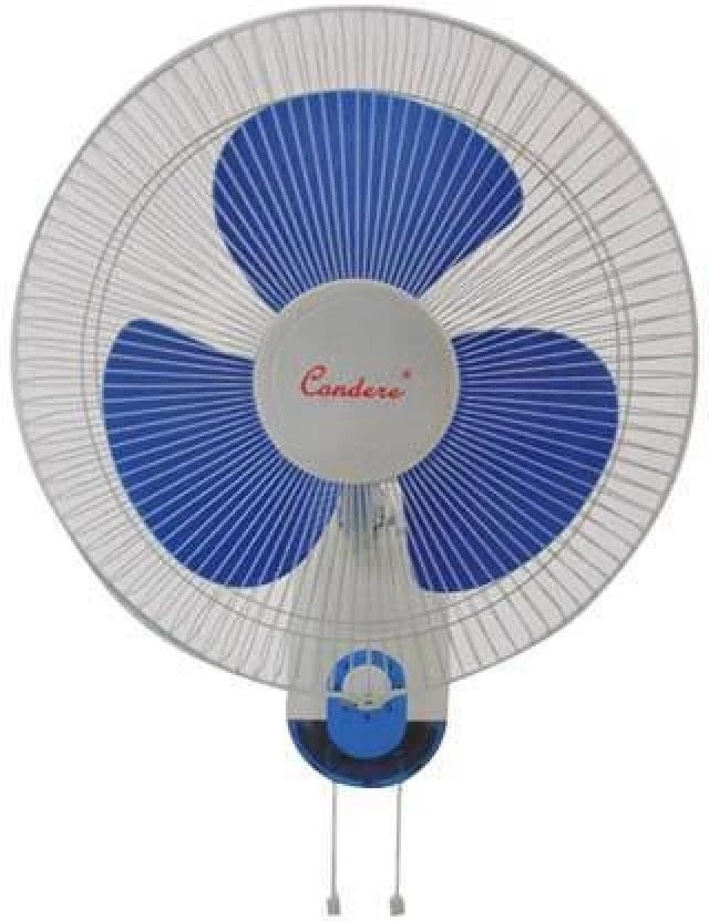Condere FS40-W18 A+ 1200 mm Ultra High Speed Wall Fan – 3-Speed, White/Blue