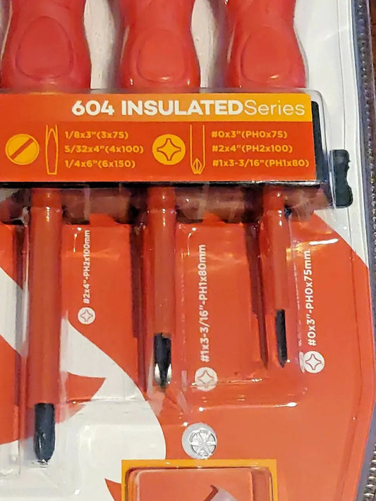 FREFOX Insulated Screwdriver Set – 6 Pieces