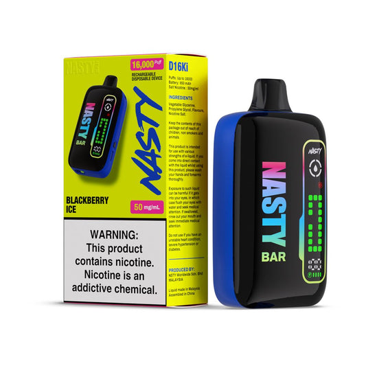 Nasty Bar Disposable 16000 Puffs - Blackberry Ice (50mg)