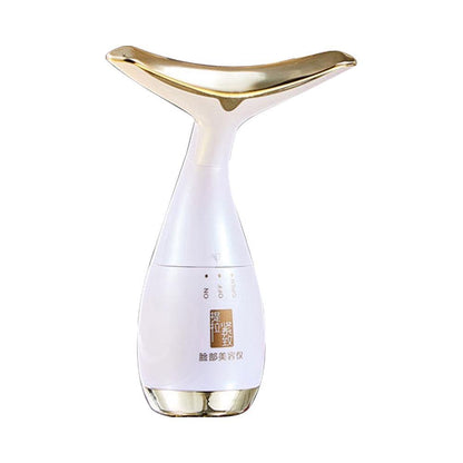 Neck Beauty Instrument Microshape Face Sculpting Massager – 45 °C Heating, 10 000/min Vibration