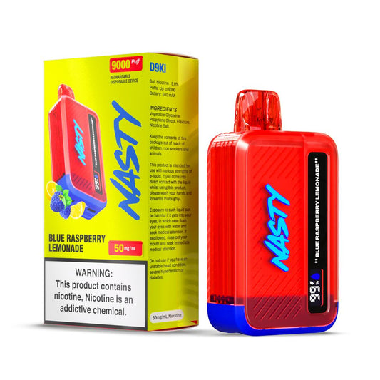 Nasty Bar Disposable 9000 Puffs - Blue Raspberry Lemonade (50mg)