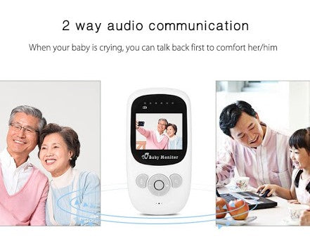 Wireless Digital Baby Monitor – Night Vision & Two-Way Audio