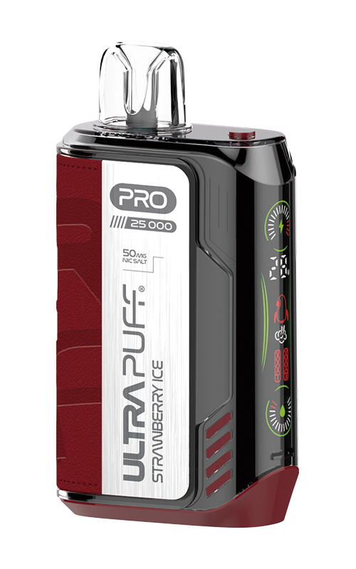 Ultra Puff Pro Strawberry Ice – 25000 Puffs Disposable Vape